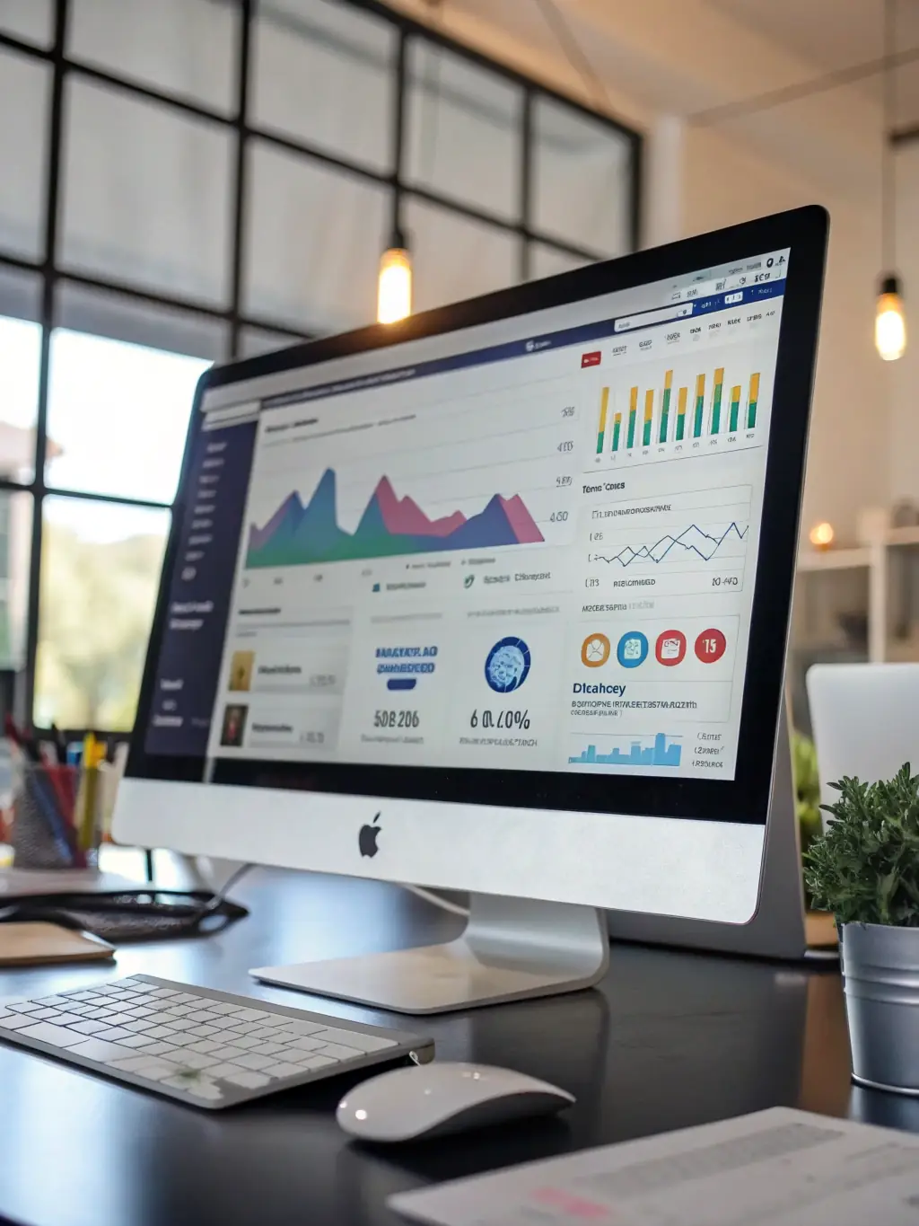 A digital marketing campaign interface showing targeted ads and personalized messaging aimed at engaging debtors and encouraging repayment.
